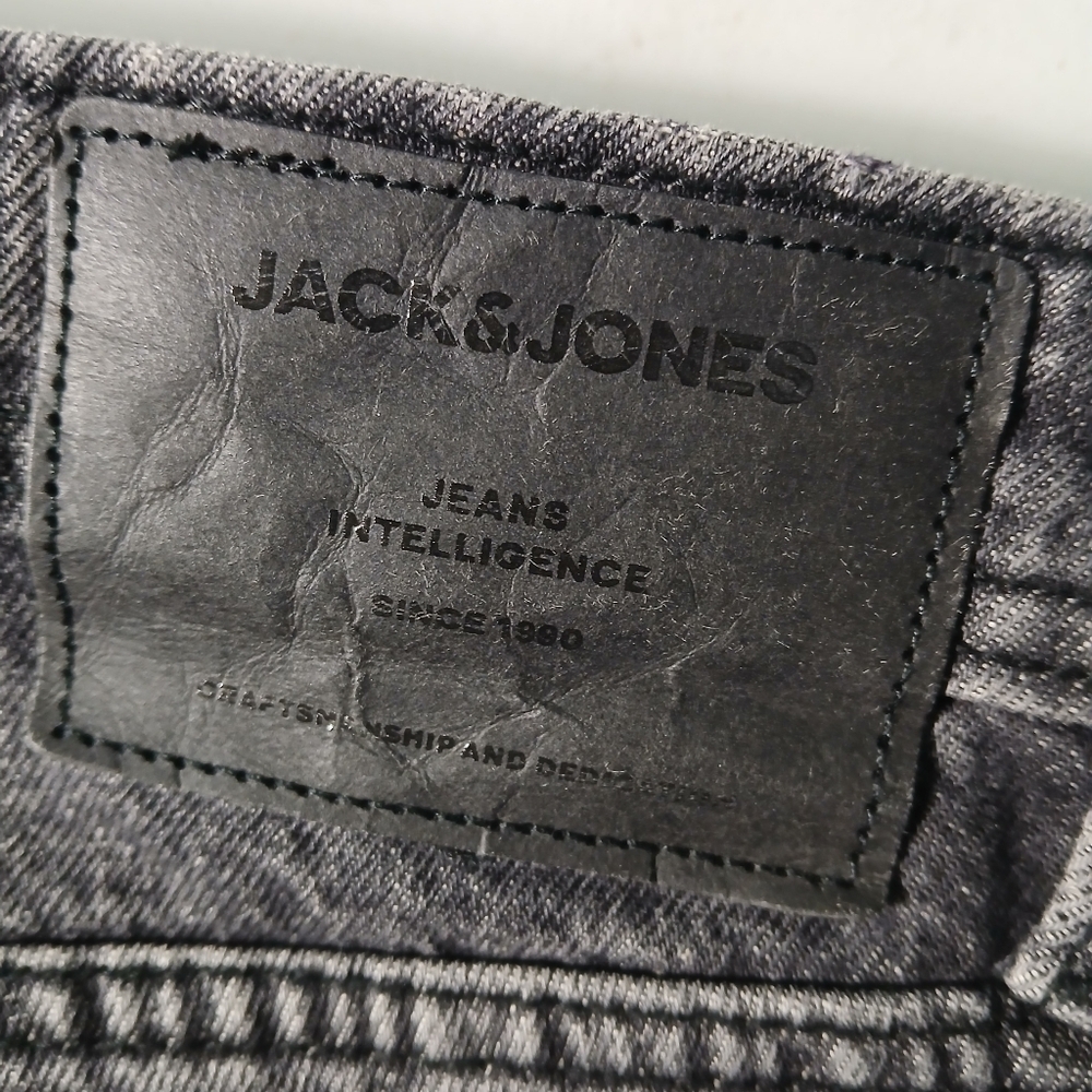 Jack & Jones Baggie/Eddy Black Men's Jeans - Picture 7 of 10